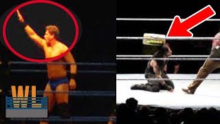 8 SHOCKING WWE Moments Caught on Camera By Fans [upl. by Nyltak]