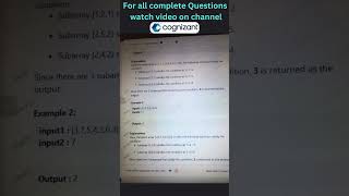 Cognizant todays coding Question [upl. by Buschi411]