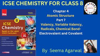 Part 7 Valency Radicals and Chemical Bond Chapter 4 Atomic Structure Class 8 ICSECBSENCERT [upl. by Nnylannej]