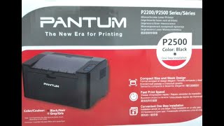 Unboxing PANTUM Black and White Laser Printer P2200P2500 Series [upl. by Orella729]