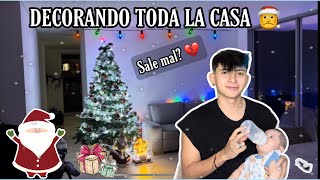 DECORANDO TODA LA CASA PARA NAVIDAD CON IAN  🎅🏻🎄 final inesperado 😭 [upl. by Fiona57]