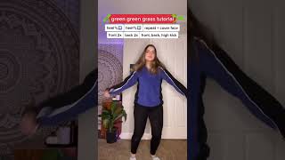 Green Green Grass Dance Tutorial 🌱🌤 Viral Dance Sped Up Audio ShortsStarter [upl. by Lori816]