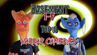 Top 10 MustSee Horror Comedies  Basement 1F Picks [upl. by Elletnuahc]