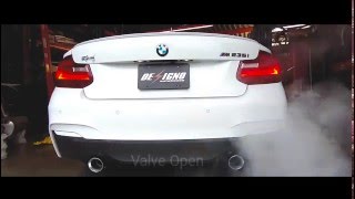 BMW F20 M235i w ARMYTRIX Performance Valvetronic Exhaust by Designo Auto House [upl. by Oruam]