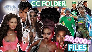 My ENTIRE CAS CC Folder Pt2  OVER 20000 FILES  LINK INCLUDED  The Sims 4 [upl. by Graniela]