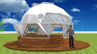 DOMO MADERA GLAMPING 60m 5 Minca  Santa Marta [upl. by Anelrad161]