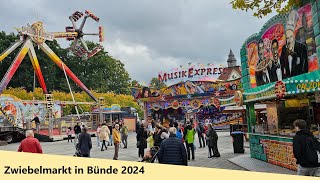 Bünder Zwiebelmarkt 2024  die 43 Auflage von Bündes größtem Stadtfest [upl. by Kenaz]