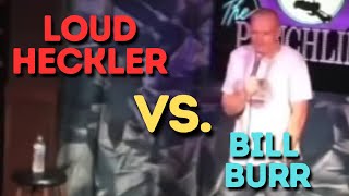 Bill Burr Responds Masterfully to a Loud Female Heckler [upl. by Esidnak]