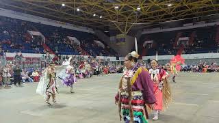 Akwesasne Powwow 2024 Violet Sutherland Fancy Special song 5 [upl. by Ettennej]