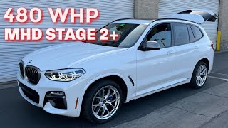 Ballistic 480 WHP MHD Stage 2 BMW X3 M40i Review [upl. by Isayg]