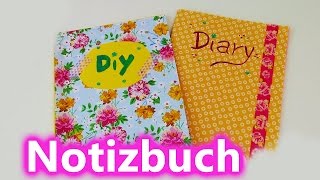 DIY Notizbuch Tagebuch Adressbuch selber machen und gestalten [upl. by Oneal]