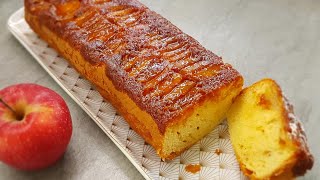 🍎Cake aux Pommes Caramélisées Recette Facile et Rapide Gâteau Moelleux [upl. by Bard881]