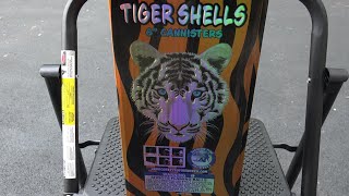 6quot TIGER CANISTER SHELLS by HARDCORE PYRO FIREWORKS [upl. by Raynold]