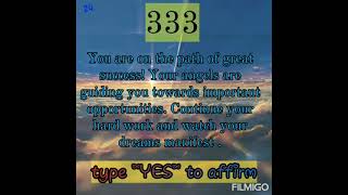 333 angel number meaning  If you are seeing 333 Repeatedly then check here what its meaning🌈✨💛🙏 [upl. by Bucky421]