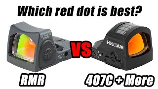 Trijicon RMR vs Holosun 407C 507C 508T 509T amp EPS [upl. by Mathur]