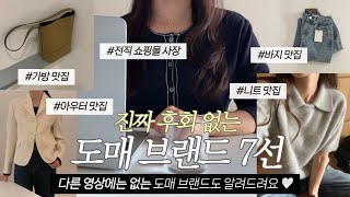 가을 옷 구매 전 필수 시청 ‼️ 옷장에서 가장 오래 살아남은 도매 브랜드 추천 [upl. by Aowda]