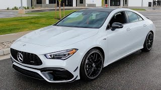 2023 AMG CLA 45 Coupe 382 hp Test Drive Review — Performance Review and Road Test  Sports Coupe [upl. by Iviv]