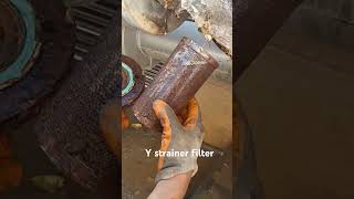 Cleaning y strainer filterbuhayofw waterpump [upl. by Resee]