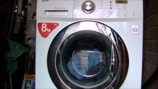 LG F1222TD Direct Drive Washing Machine  Bulky Cycle  Intensive [upl. by Editha]