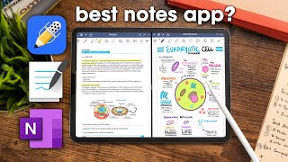 Best Note Taking App for iPad Notability vs Goodnotes 5 vs OneNote [upl. by Attenor805]