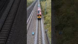 Gbrf 6E57 passing through Huntingdon 190924  Renwick Road Biffa Gbrf to Doncaster Down Decoy Gbrf [upl. by Srini]