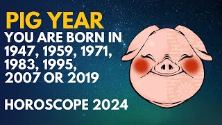 Pig year 2024 Horoscope 2024horoscope horoscope chinesehoroscope pig freehoroscope [upl. by Okoyik]