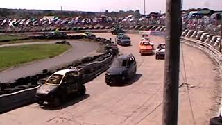 Banger racing day out At Angmering Raceway  Oval Raceway at Angmering West sussex [upl. by Gena]