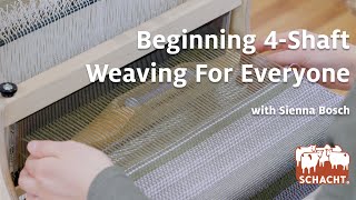 Beginning 4Shaft Weaving For Everyone [upl. by Rosanne]