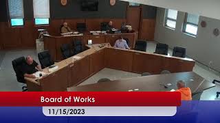 Board of Works Meeting 11222023 [upl. by Madra]