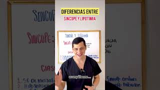 Diferencia entre SINCOPE amp LIPOTIMIA 🤔 shorts  GESCONS [upl. by Elik617]