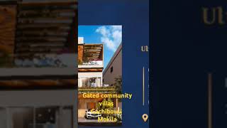 Gated community villas sale Hyderabad Gachibowli mokila [upl. by Naruq]