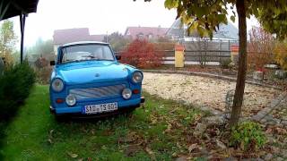 Trabant 601 fahrt nach langer Standzeit [upl. by Aizirtap]