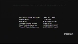 Heartburn 1986 End Credits Fox 2022 [upl. by Airdnassac489]