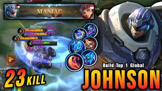 MAGE BUILD JOHNSON NEW ONE BUILD IN 2024 JOHNSON BEST BUILD MOBILE LEGENDS JOHNSON 2024 [upl. by Han]