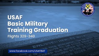 USAF Basic Military Training Graduation Ceremony Flights 329340  May 9 2024 [upl. by Orly]