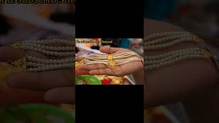 latest pearl choker design with price goldchoker goldjewellery viral sencogold parlejewelery [upl. by Towney]