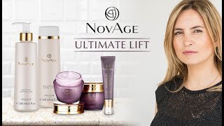 Routine de soin de visage  NovAge Ultimate Lift [upl. by Anaid682]