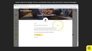 How to import data from Chrome and Firefox using Norton Password Manager [upl. by Dub126]