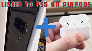 How To CONNECT AirPods To PS5 Using This Audio Transmitter SwitchPS4PC [upl. by Venita]