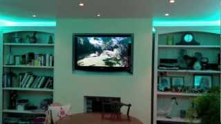 LED strip lights  Colour changing dining room using InStyle LED Tape lights [upl. by Viquelia]