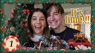 Vlogmas begint Het huis Kerstachtig versieren😍🎄 VLOGMAS 1 [upl. by Hael]