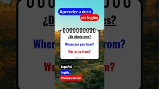 Frases Básicas en Inglés para Viajar [upl. by Onaimad162]