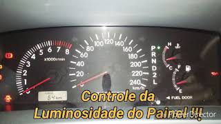 Painel do Corolla SEG luminosidade [upl. by Lontson]