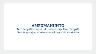 Ampumahiihto  Timo Seppälä [upl. by Sheffie]