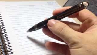 Caneta Montblanc Starwalker Midnight Ballpoint  Montblanc Pen [upl. by Yelwar]