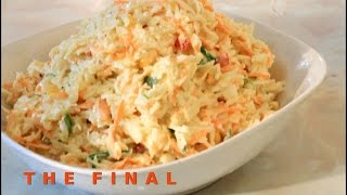 How Mummery Or Daddy Can Make Lovely Coleslaw At Home  Recipes By Chef Ricardo [upl. by Kerad244]