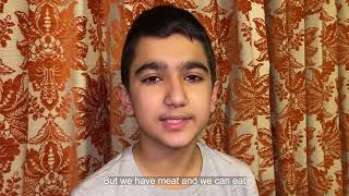 The Selkirk Grace recited by Arya Bostani from Glasgow [upl. by Adrahc840]