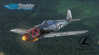 FlyingIron Simulations Fw 190 A8  First Aerobatic Display  Microsoft Flight Simulator [upl. by Ainig]