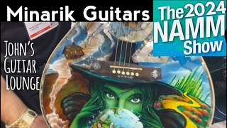 Guitar Builder Interview Minarik Guitars  2024 NAMM Show  Guess Which One I Bought [upl. by Ibbison]