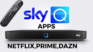 SKY Q Receiver Apps [upl. by Yelda160]